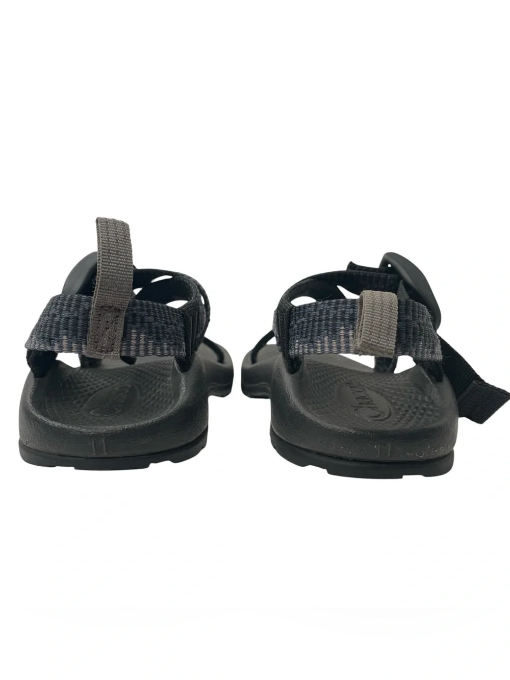 Chaco Kid’s Z/1 Ecotread Blue Black Gray Youth Size 11 J180271 Sandals